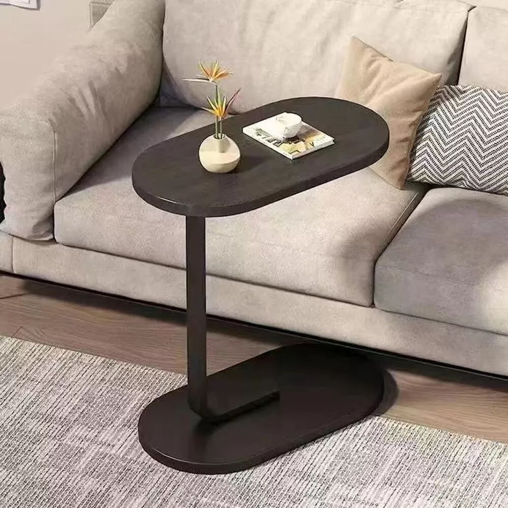 Small C-shaped Table End For Sofa Side Nightstand Bedroom Modern — image 6