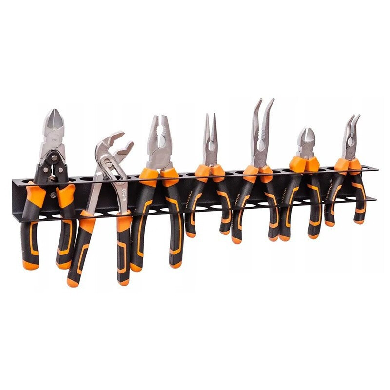 Wall Mount Holds 14 Screwdrivers Tool Rail Rack Holder Screwdriver Organiser — image 9