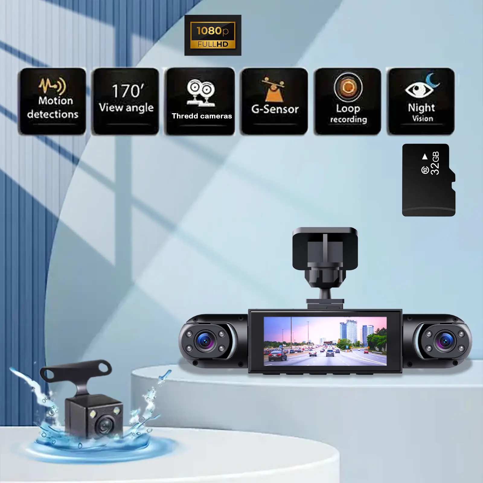1080P High-definition Driving Recorder