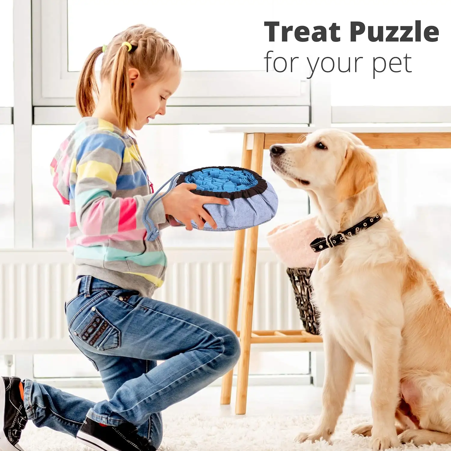 Adjustable Snuffle Mat For Dogs Large Breed