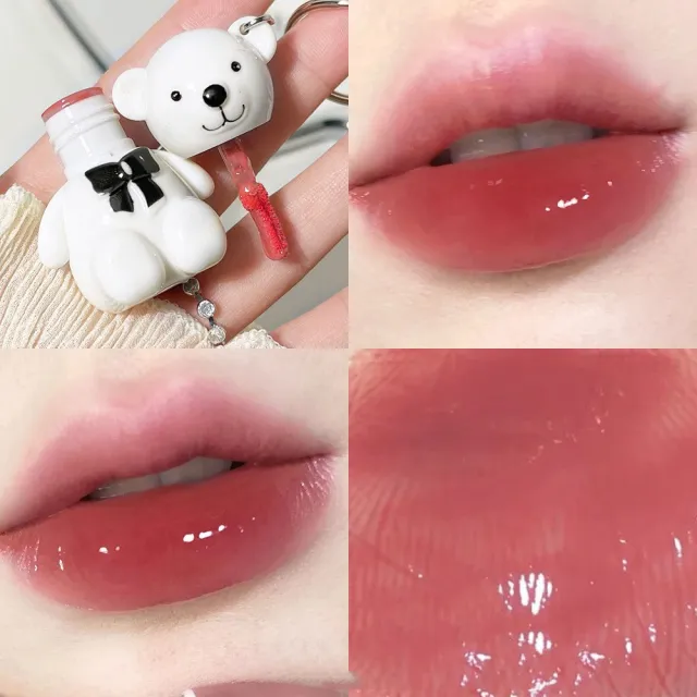 Shuiliang Mirror Face Little Bear Paradise Lip Gel 1 Style - Shop at LoveMi