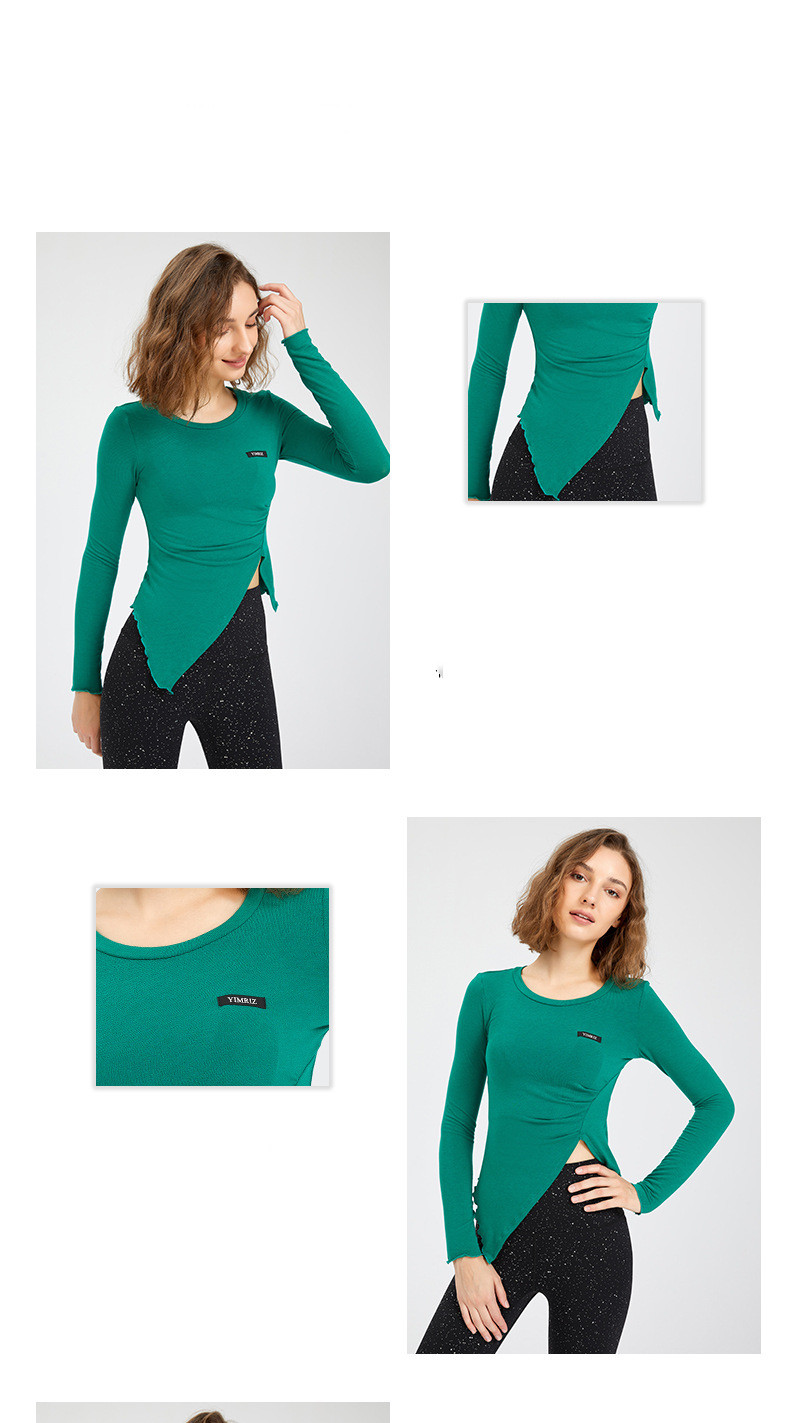 Women's Tight Yoga Wear Autumn Running Training Quick-drying T-shirt Sports Top