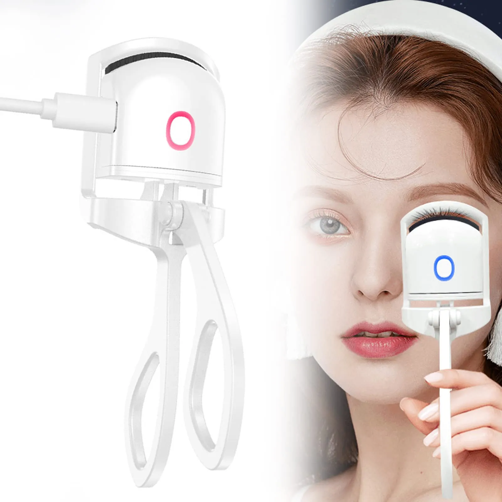 Heated Eyelash Curler Electric Temperature Control Mini Eyelash Curler Electric Portable Charging – image 5