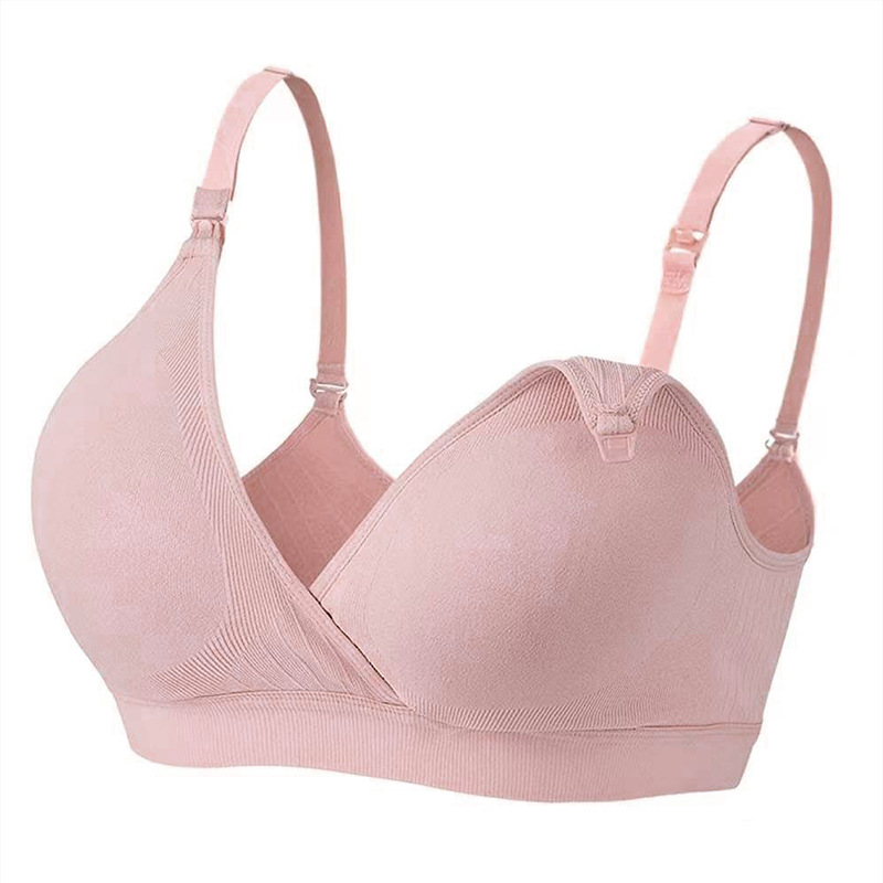 Title 1, Plus Size Crossover Nursing Bra Front Button of...