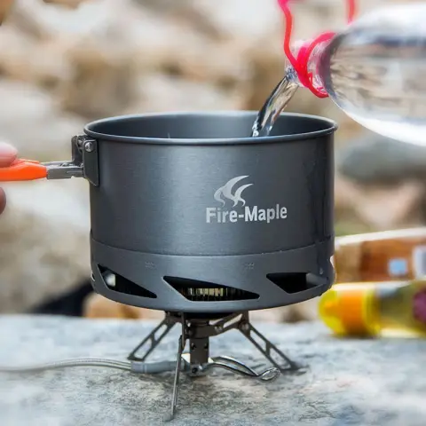 Camping Utensils Dishes Cookware Set for Picnic Hiking Heat