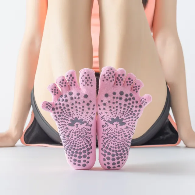 Professional Non slip Five finger Socks Pink - Shop at LoveMi