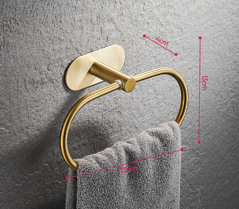 Towel Ring Gold