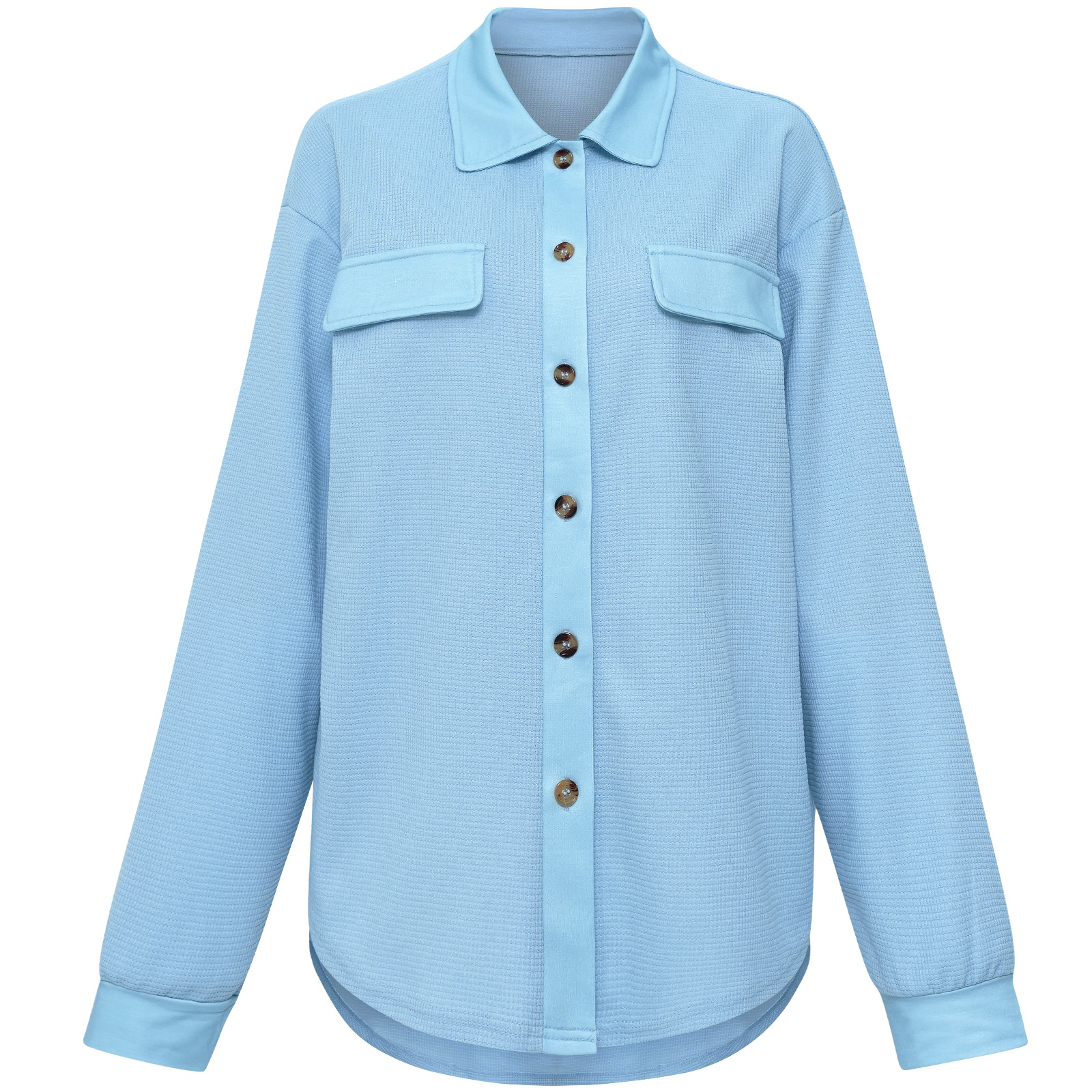 Women's Waffle Top Knit Shirt