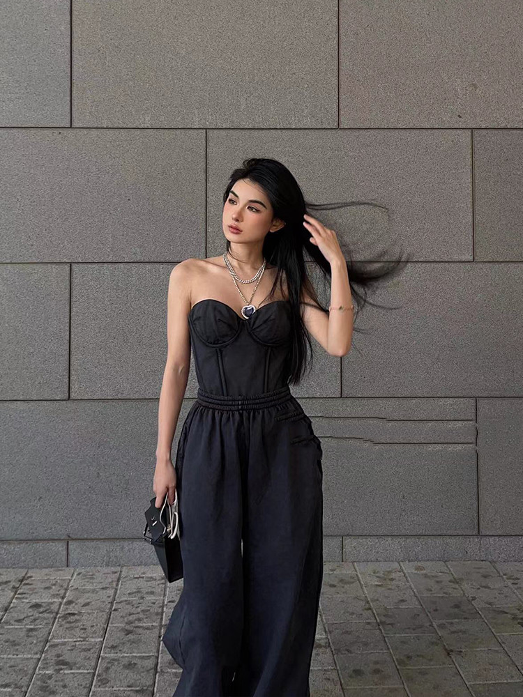 Women's Fashion Casual Tube Top Hot Girl Suit