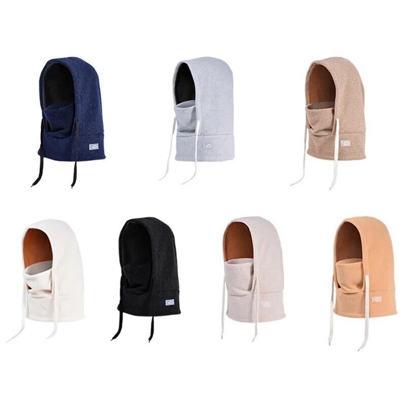 Kids Winter Balaclava Hat Fleece Ski Face Mask Snow Hood Neck Warmer Boys Girls