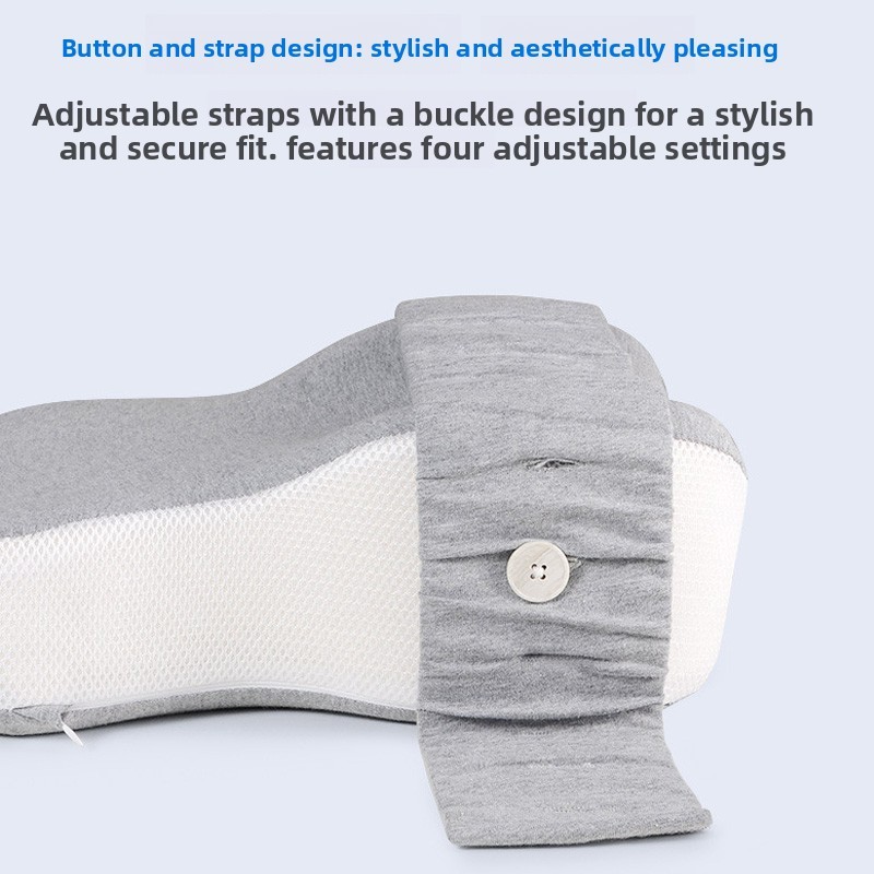 Memory Foam Leg Knee-Support Pillow Blue Side