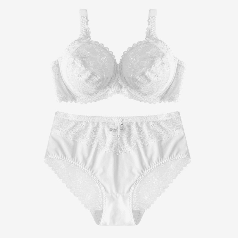 Underwire Push Up Ladies Comfortable Lace Bra Set - Image 8