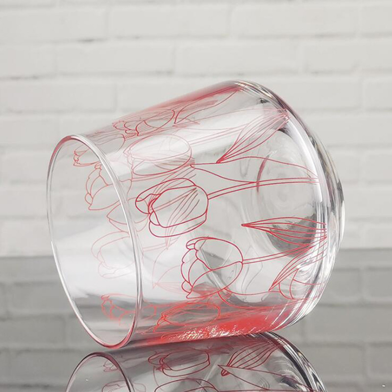 400ml Water Tulip Lace Cup Crystal Household