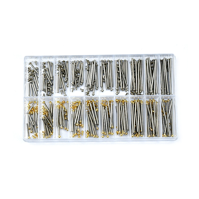 Watch Accessories Concave-convex Link Fixed Shaft Gold Silver
