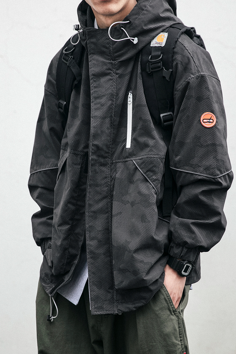 Japanese Long-sleeved Top Casual Jacket Tooling