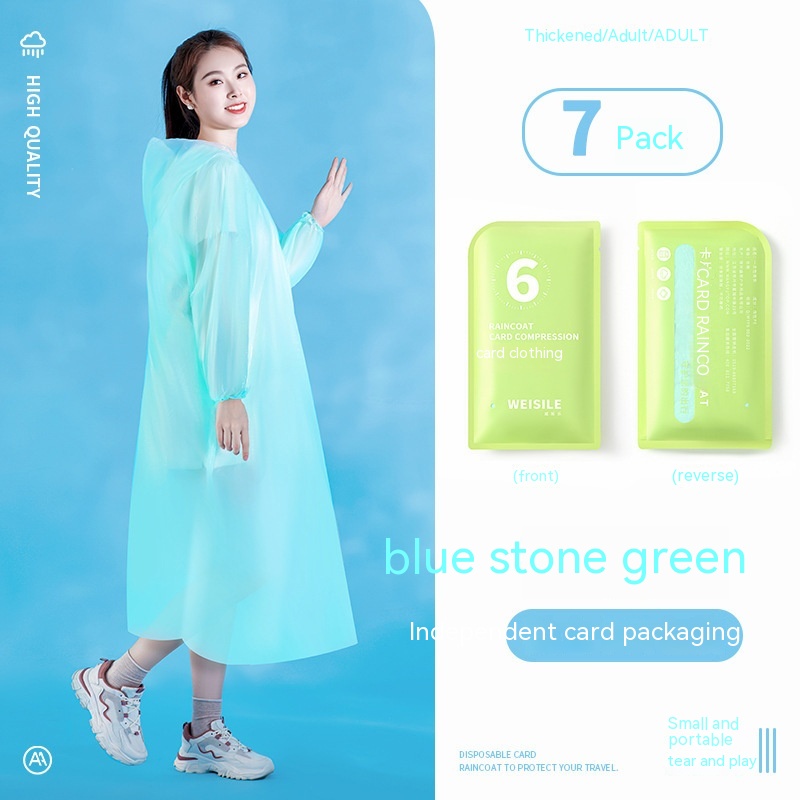 Pale Green 7 Packs