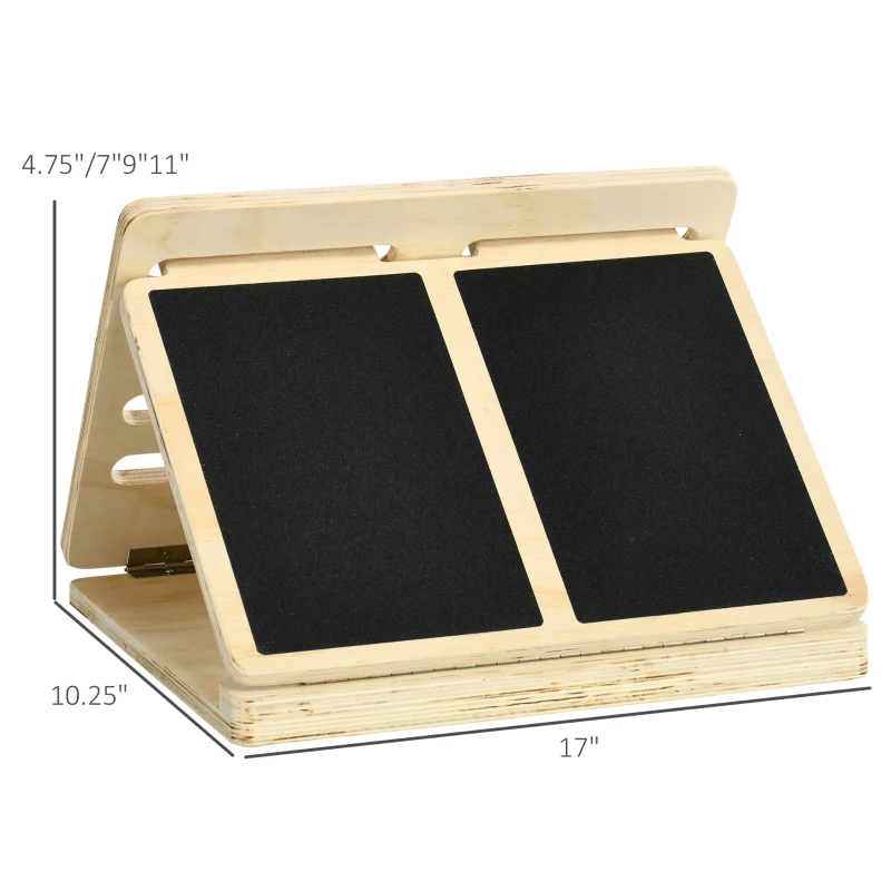 Soozier Calf Stretcher, Non-Slip Slant Board, Adjustable Incline Board For Calf Stretching, Foldable And Portable