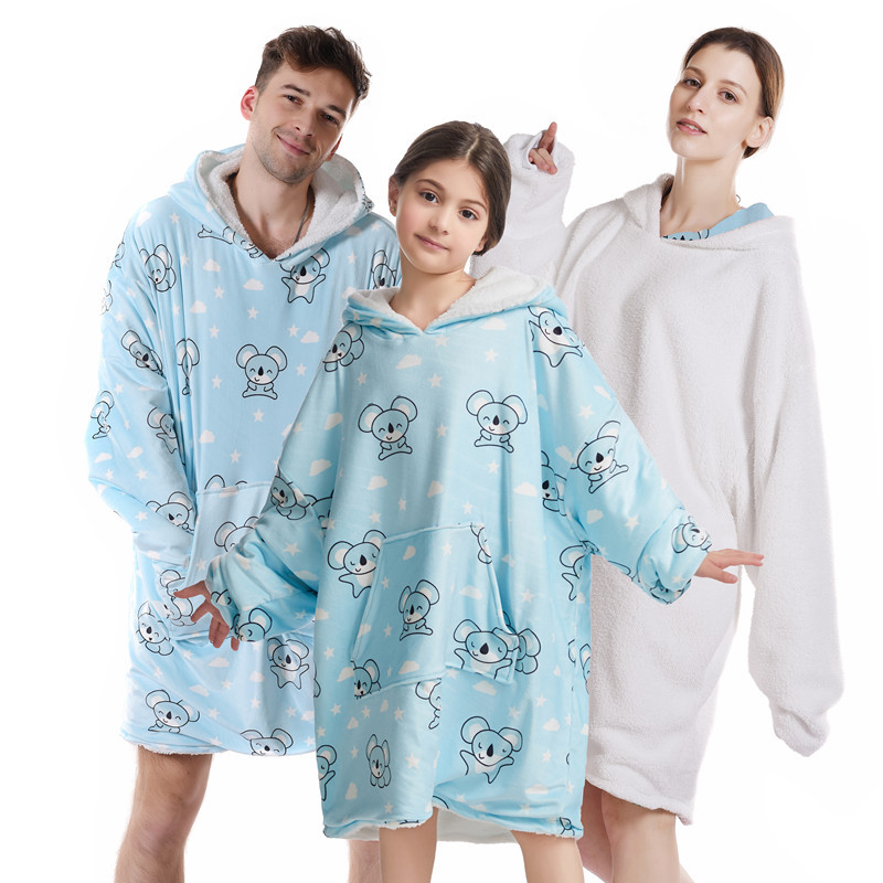 Title 15, Printed Parent-child Both Sides Can Wear Mink W...