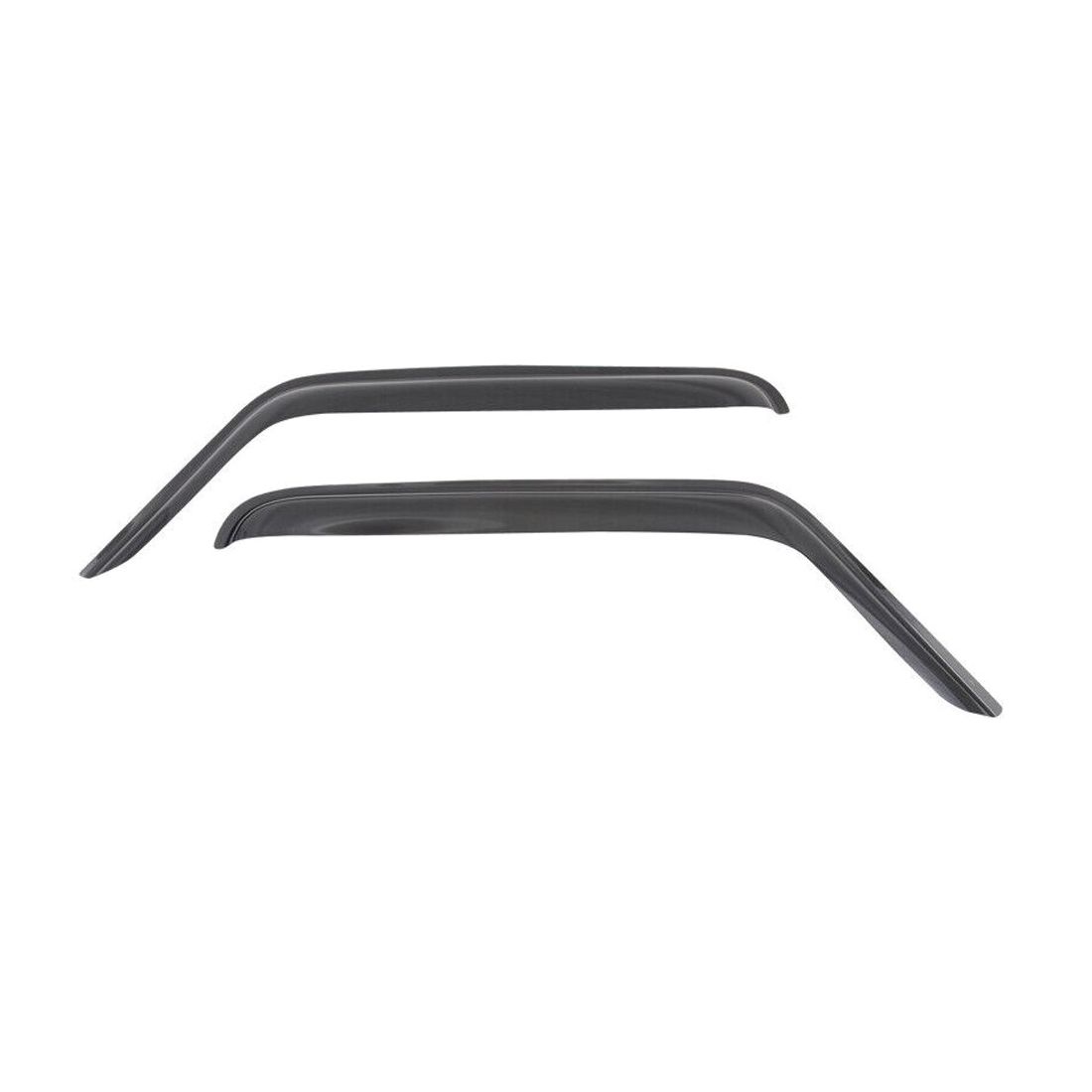 For Wrangler 07-18 J Eep Wrangler 2DR Window Visors Rain Sun Guard Vent 2Pc Set