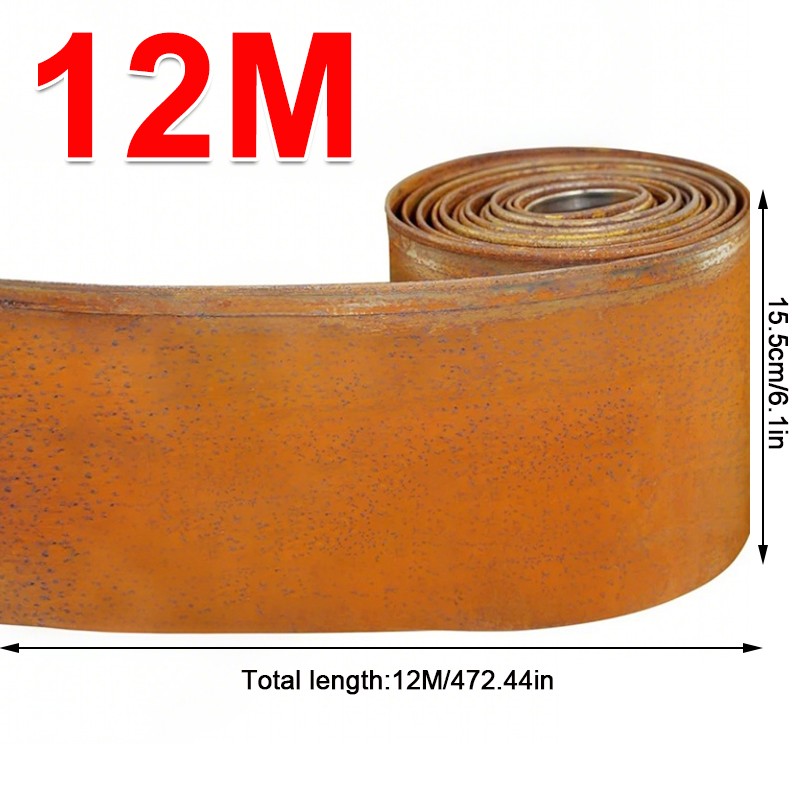 Rusty Metal Garden Border Roll, picture 3 of 3