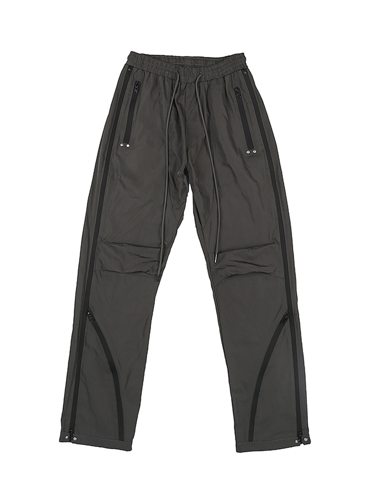 Title 2, Pantaloni cargo dritti in nylon con zip lateral...