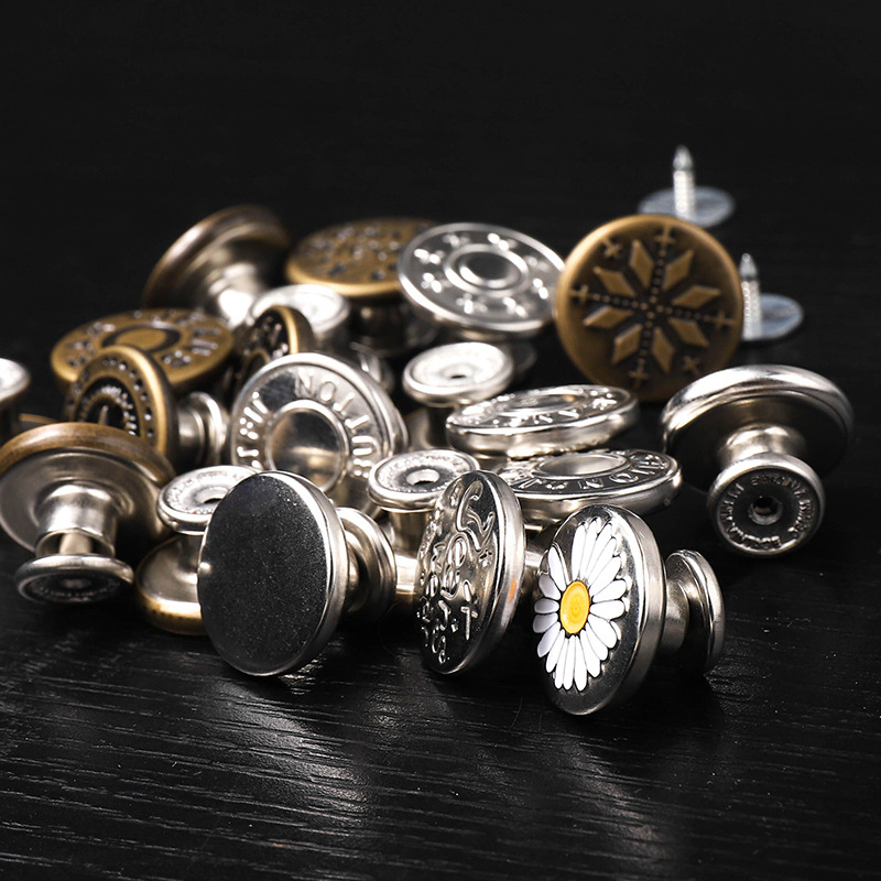 Jeans Buttons Are Sewing-free Adjustable And Fixed Waist Artifact