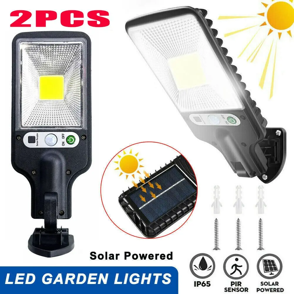 Solar Wall Light Motion Sensor Outdoor Garden