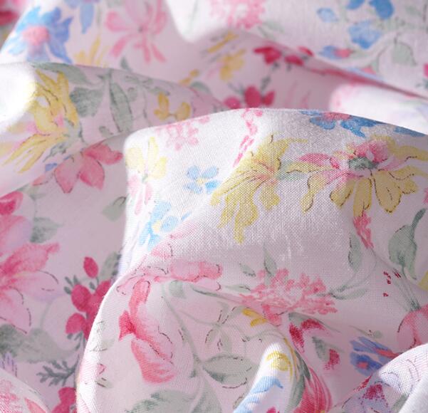 Orchid Print Cotton Fabric, picture 3 of 4