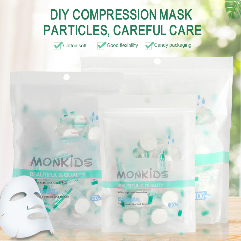 Compressed DIY Candy Mask Paper Non-woven Absorbent Mask Tablets