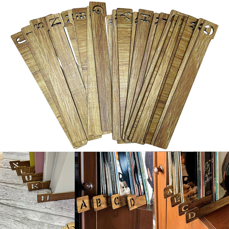 26PCS Vinyl Record Dividers Premium-Wooden Music Divider For Lps-and UK — image 3