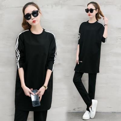 Plus Size Women's Korean Fashion Casual Sportswear Suit
