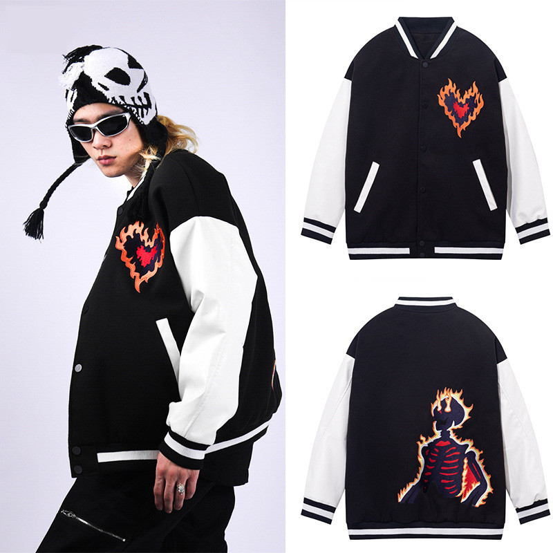 National Tide Love Embroidery Baseball Uniform Men's New