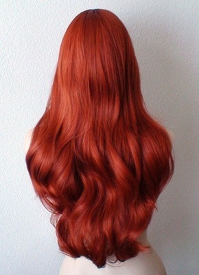 Women's Copper Anime Long Curly Hair — foto 2