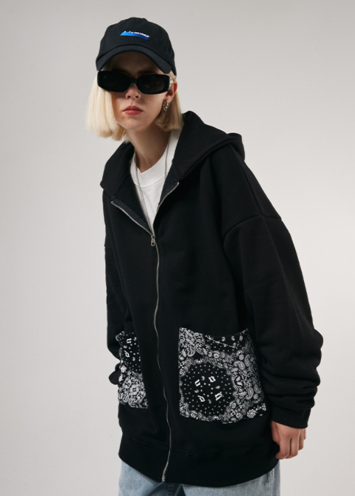 Title 5, New Autumn And Winter Zipper Jacket Street Patt...