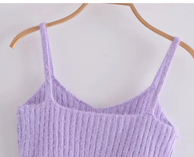 European Style Mohair Clash-colored Jewelry Pocket - Image 2