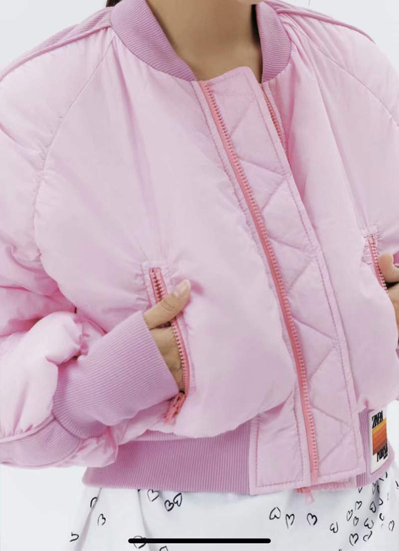 European And American Style Cotton Coat Short Bread Jacket Women's Bomber Jacket