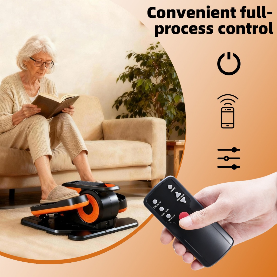 Compact Under-Desk Elliptical --Quiet Mini Pedal Exerciser With Adjustable Speed And LED Display image 8