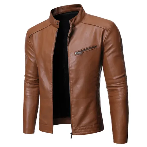 New Men's Motorcycle Leather Jackets