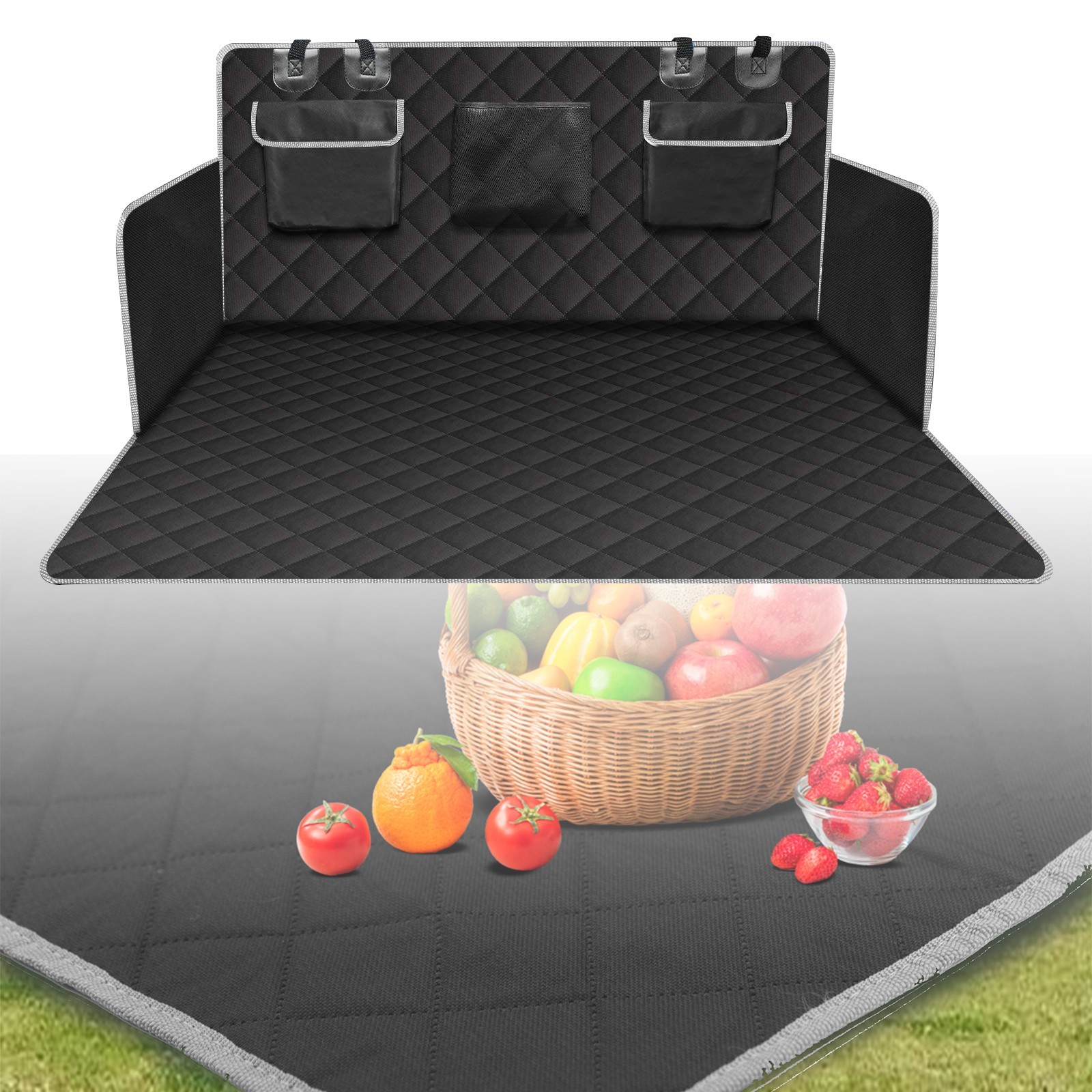 Heavy Duty Non-Slip Dog Car Boot Cover Stain Resistant Scratchproof Protector — image 6