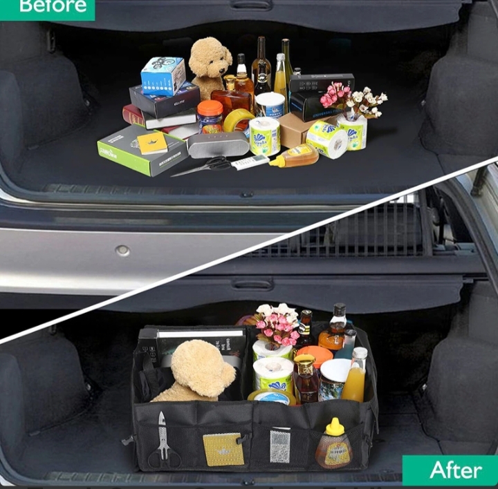 Trunk Cargo Organizer Folding Storage Collapse Bag Bin For Car Truck SUV 40L US thumbnail 2