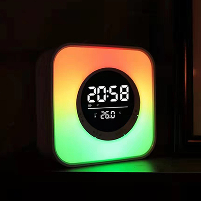 Title 3, Desktop LED Wireless Speaker Alarm Clock. Enjoy...