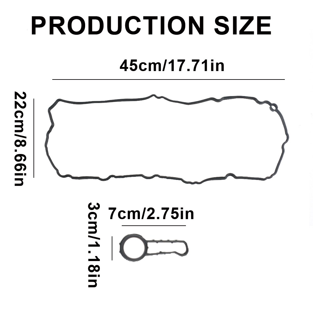 Rocker Cover Gasket Fits BMW 5 Series 520D 2.0D 10 To 17 N47D20C 11128511814 — image 3