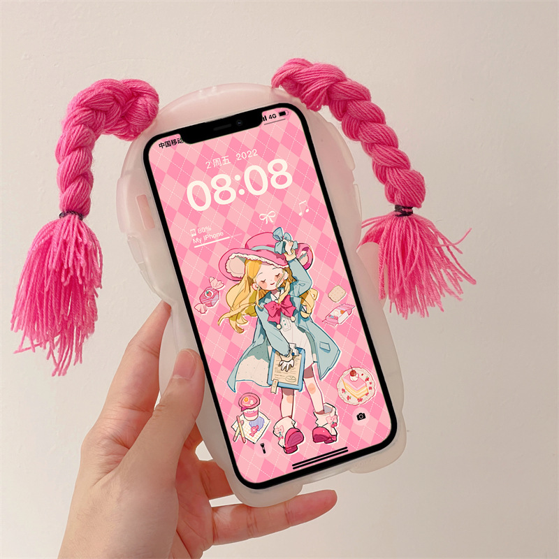 Summer Funny Braid Swimsuit Girl Phone Case - Image 4