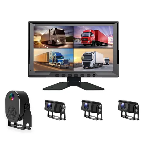 10-inch 4CH All-in-One Truck & Fleet Monitor Vehicle Surveillance