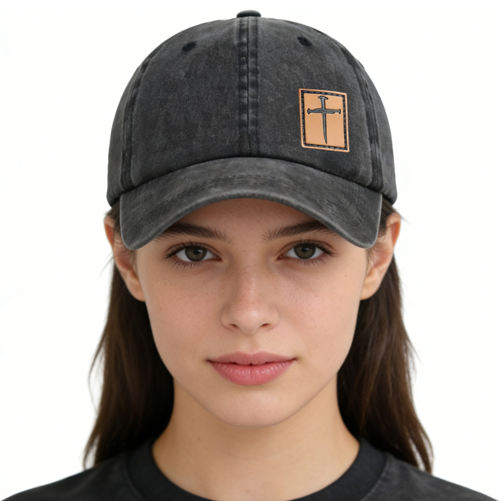 2pcs Leather Jesus Hats For Men Women