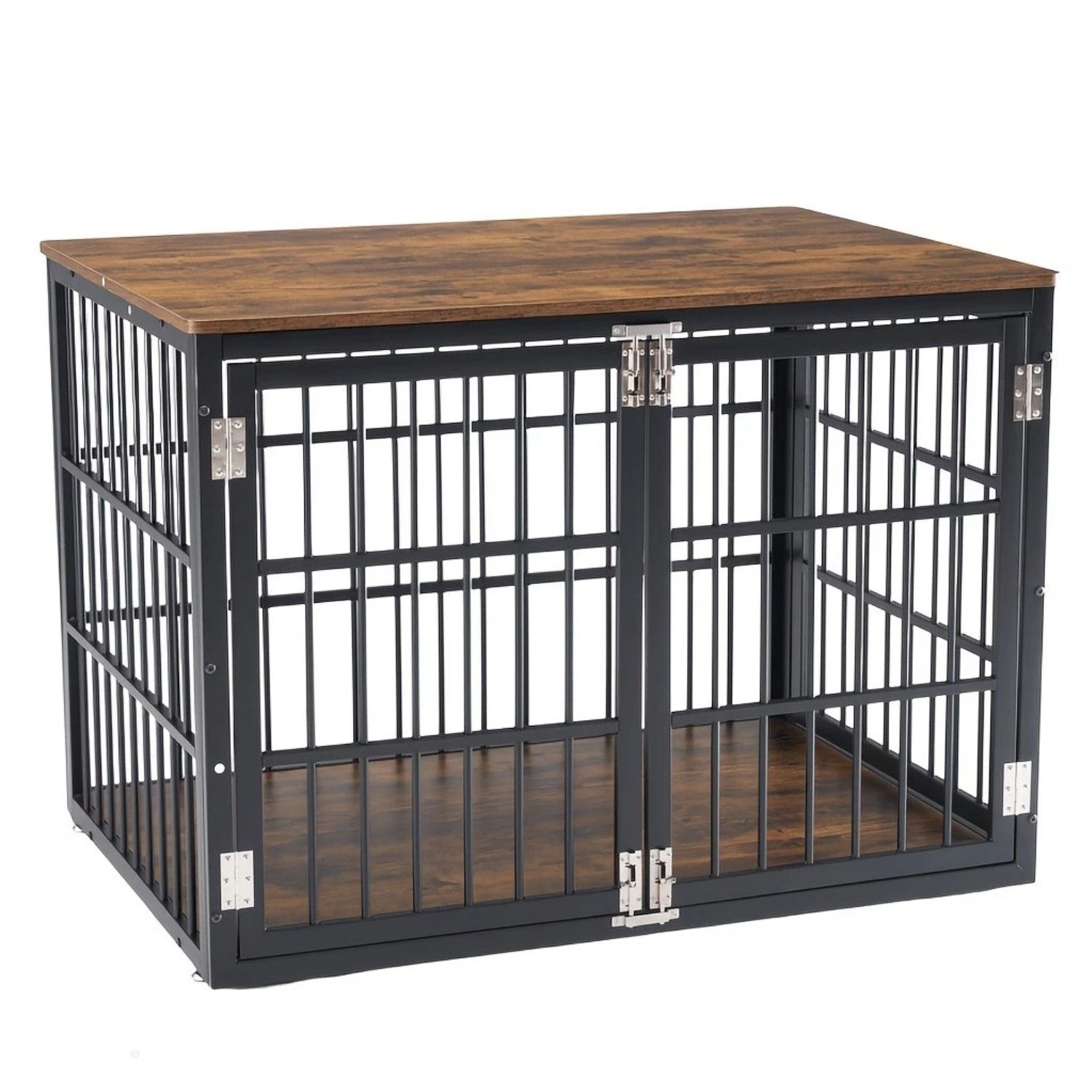 Sturdy Dog Crate Furniture, Heavy Duty Kennel For Large & Medium Dogs, Indoor Use 3