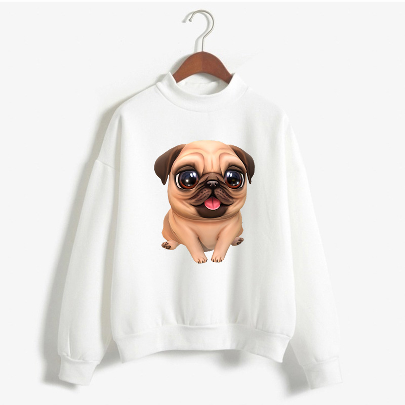 Title 5, Beautiful and cute pug print sweatshirt