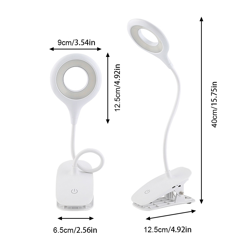 Title 2, Lampe de lecture LED sur pied flexible pour bur...