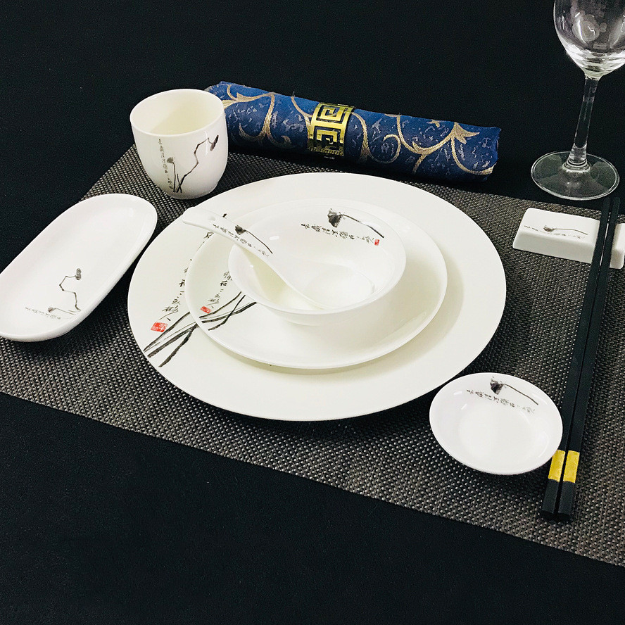 Title 16, Chinese Restaurant Hotel Set Table Ceramic Dish...