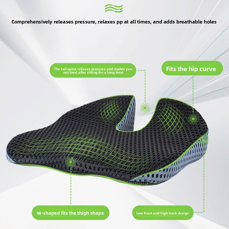 Universal Memory Foam Car Seat Cushion Driving Pain Relief Driver Booster Pad 5